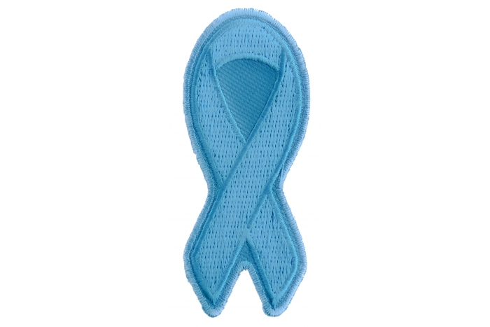 Blue Ribbon Patch For Awareness In Child Abuse and Bullying