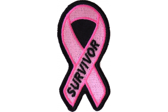 Breast Cancer Survivor Pink Ribbon Patch