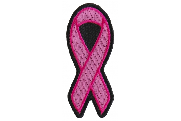 Pink Ribbon Patch -Embroidered Iron On or Sew | Embroidered Patches by ...