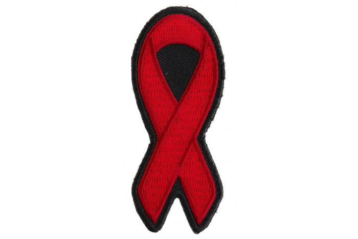 Red Ribbon Aids Awareness Patch