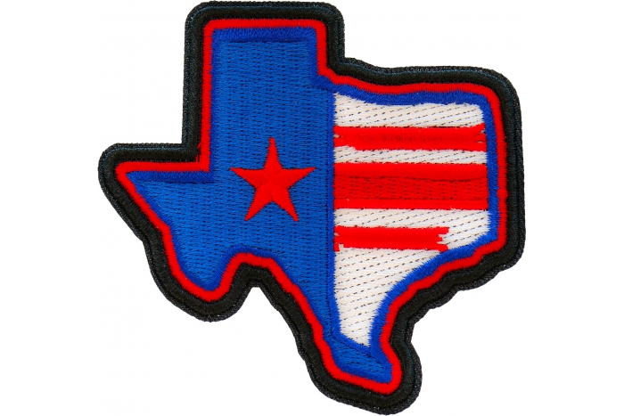 Texas Pride Iron on Patch