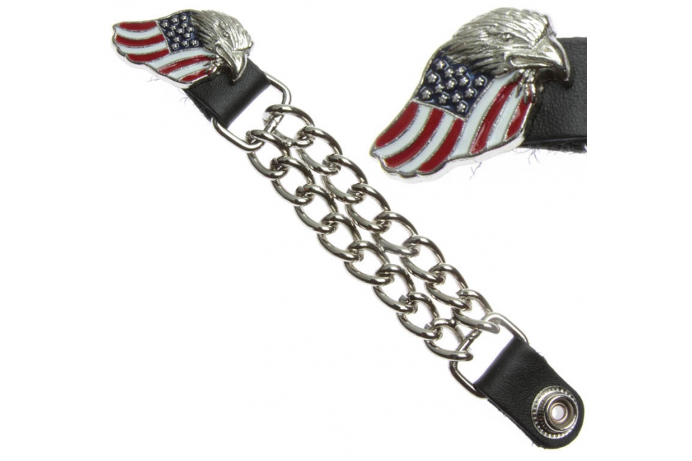 Eagle US Flag Vest Extender Vest Chains TheCheapPlace