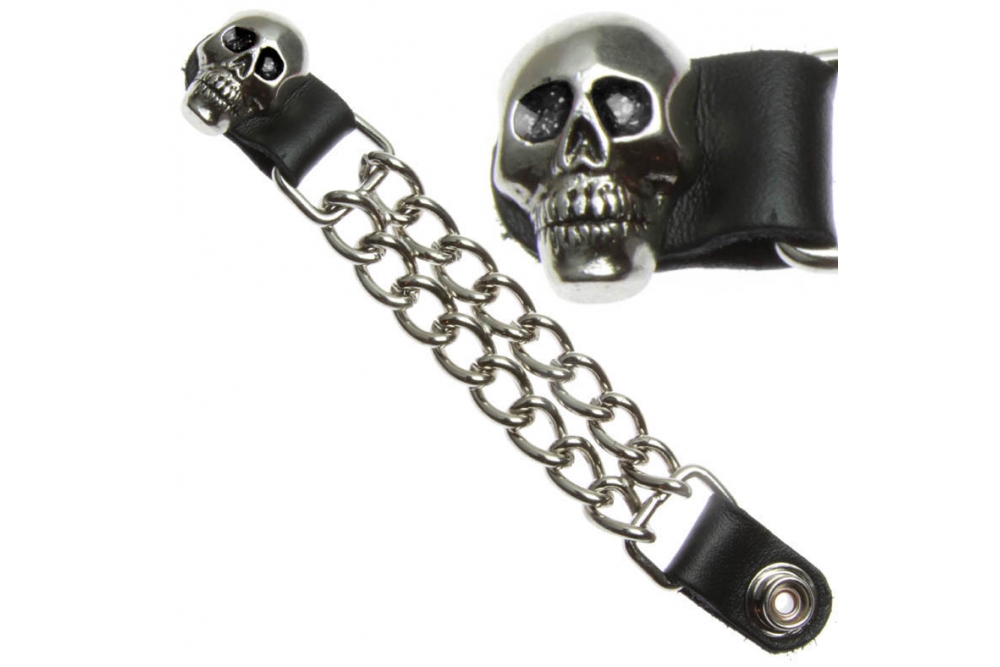 Skull Vest Extender With Black Eyes