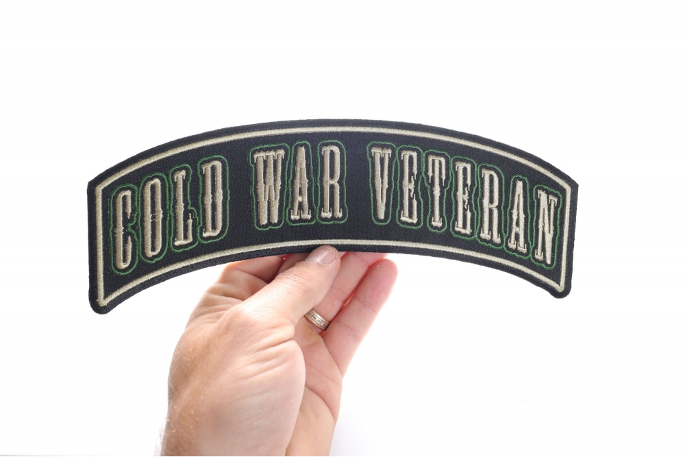 Cold War Veteran Large Rocker Patch | US Military Veteran Patches
