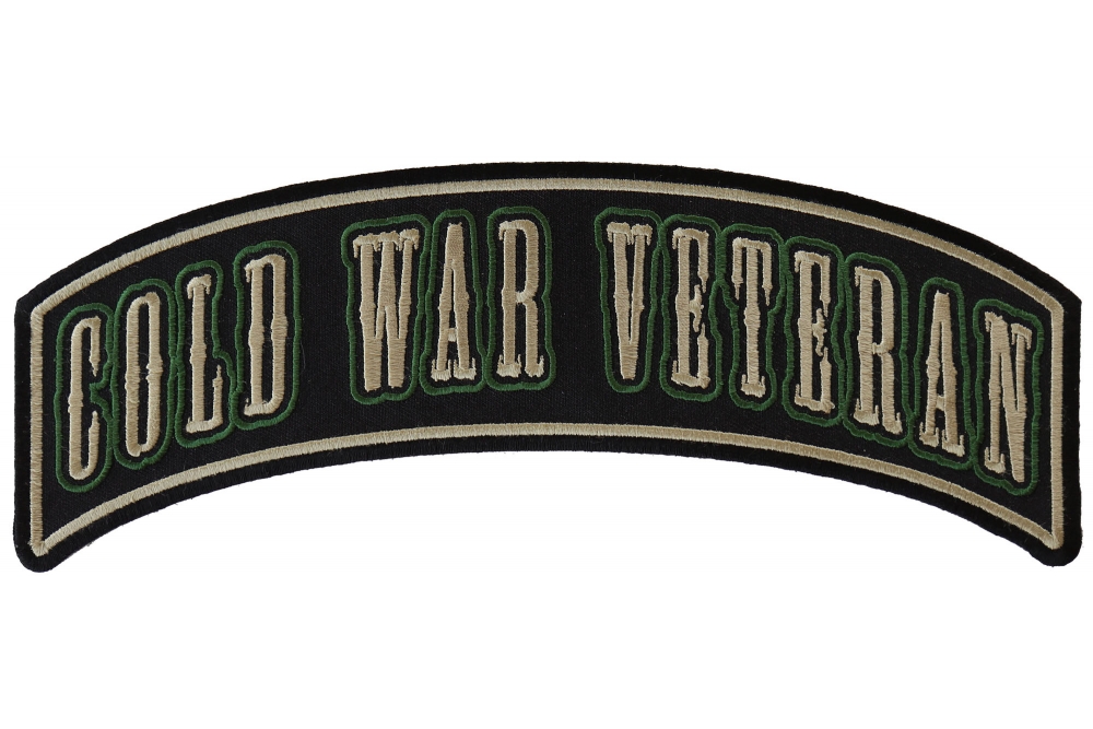Cold War Veteran Large Rocker Patch