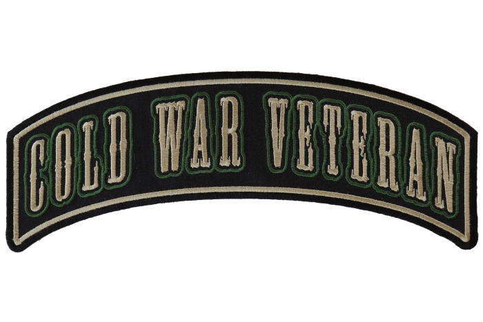 Cold War Veteran Large Rocker Patch Cold War Veteran Large Rocker Patch