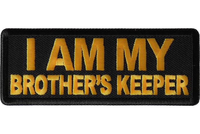 I am My Brother's Keeper Patch Yellow