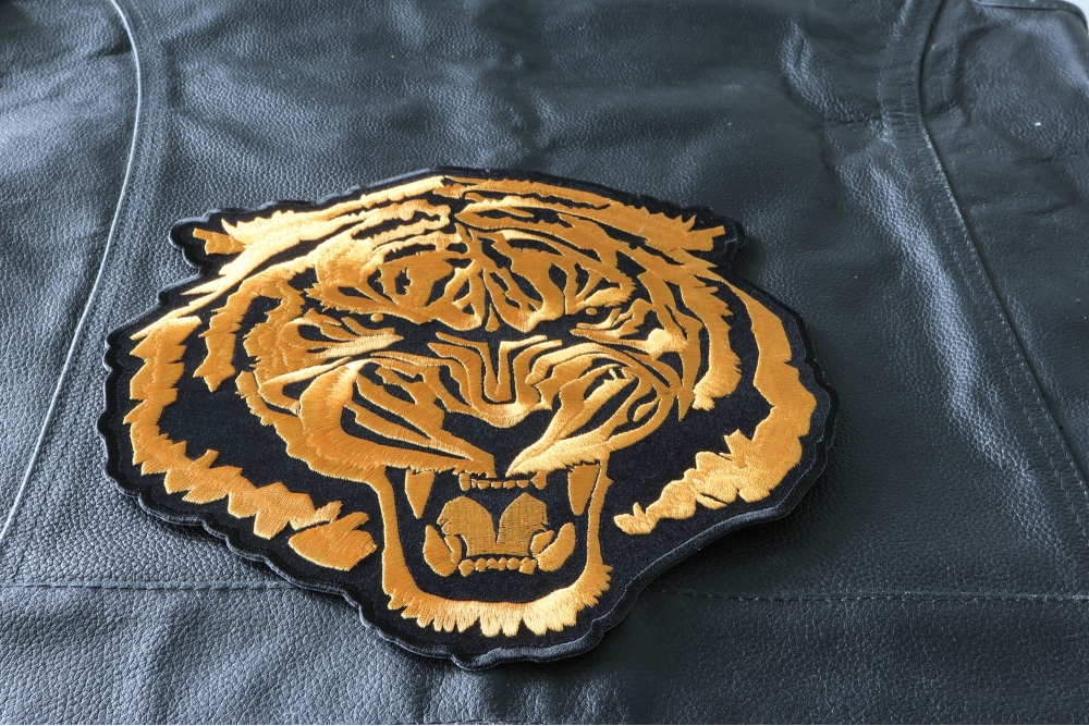 Tiger Patch, Large Animal Patches for Jackets by Ivamis Patches