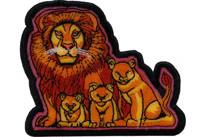 Lion and Cubs Patch