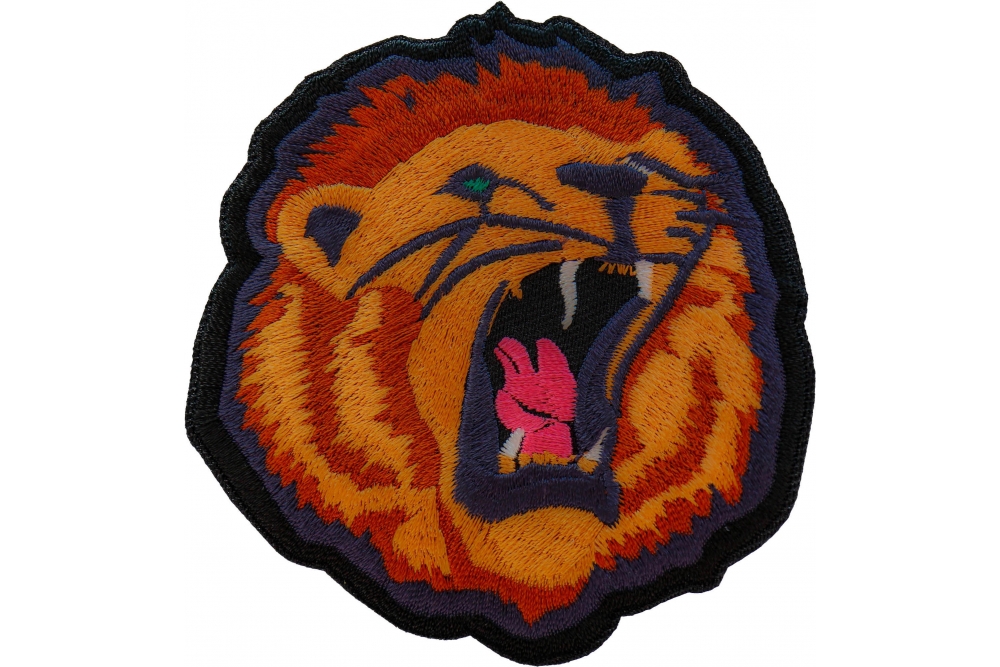 Roaring Lion Iron on Patch