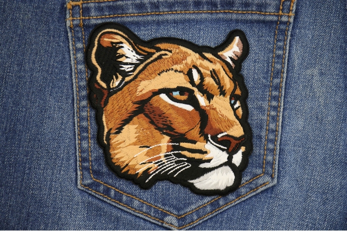 Mountain Lion Patch shown on jeans