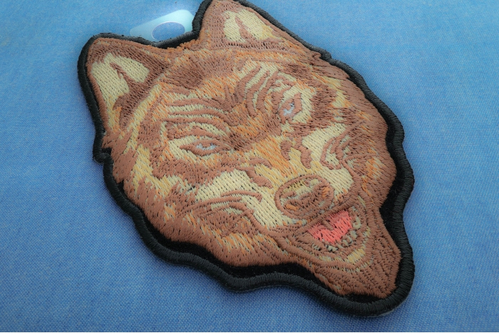 Brown Wolf Patch, Animal Patches by Ivamis Patches