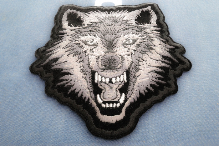 Snarling Wolf Patch by Ivamis Patches
