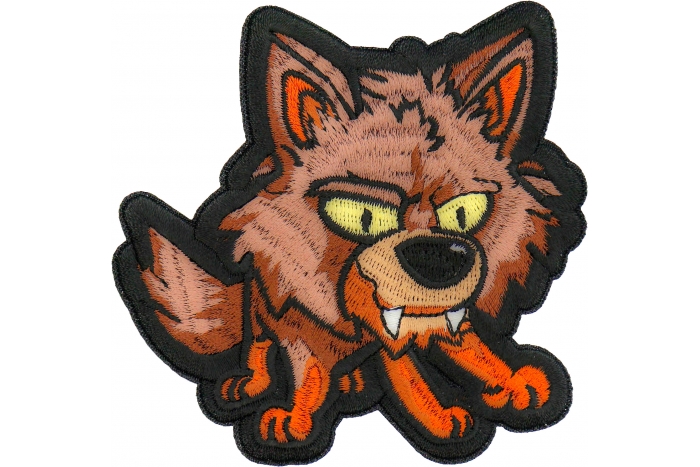 Baby Cartoon Wolf Patch