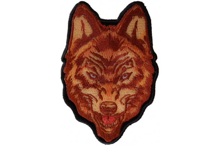 Brown Wolf Patch