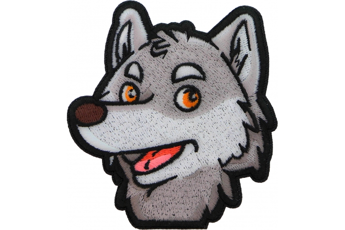 Cartoon Wolf Patch