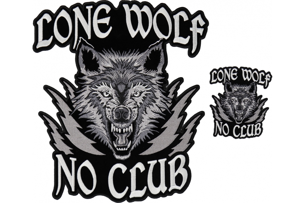 Howling Wolf Moon and Feathers Patch, Large Biker Back Patches for Leather  Vests