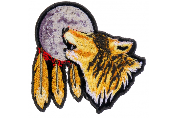 Wolf Moon Small Patch