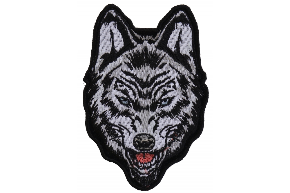 Wolf Patch for Sewing or Ironing on to Jackets by Ivamis Patches
