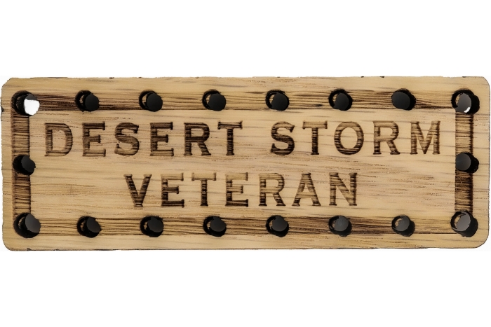 Desert Storm Veteran Oak Wood Patch