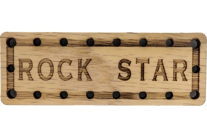 Rock Star Oak Wood Patch