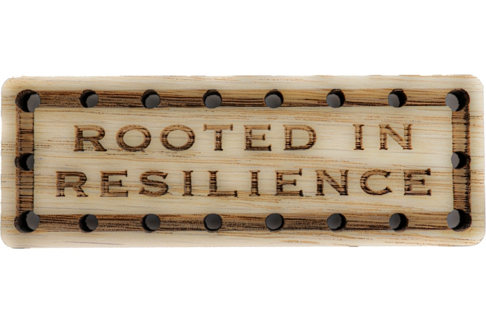 Rooted in Resilience Wood Oak Patch