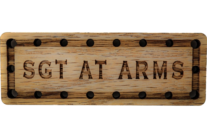 Sgt at Arms Oak Wood Patch