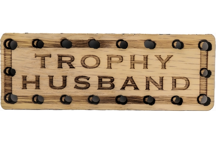 Trophy Husband Oak Wood Patch