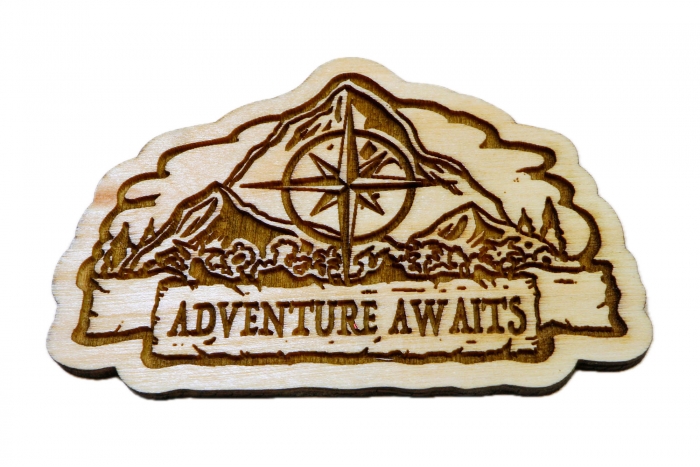 Adventure Awaits Mountaineer Wood Decor