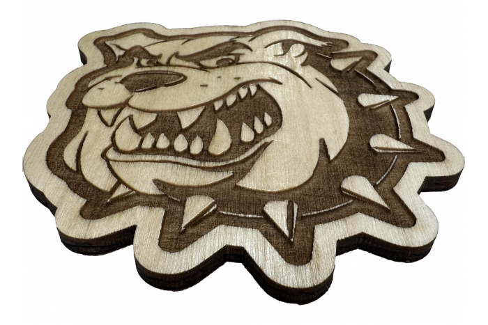Bulldog Wood Decor