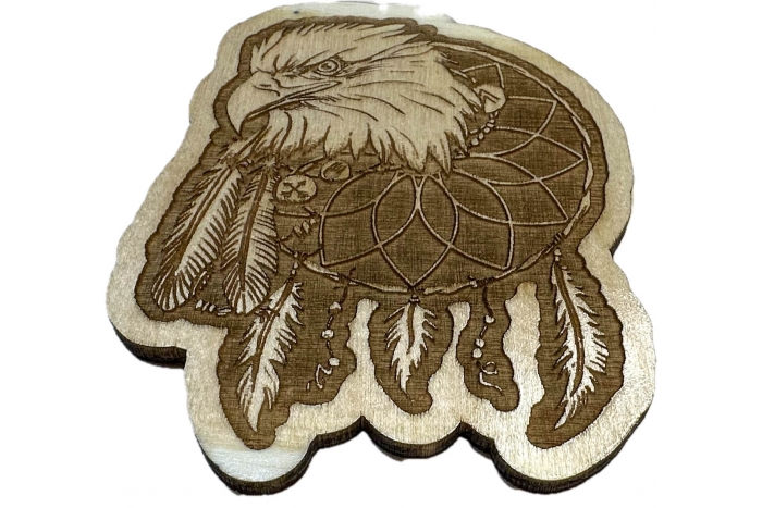 Eagle and Dreamcatcher Wood Decor Eagle and Dreamcatcher Wood Decor