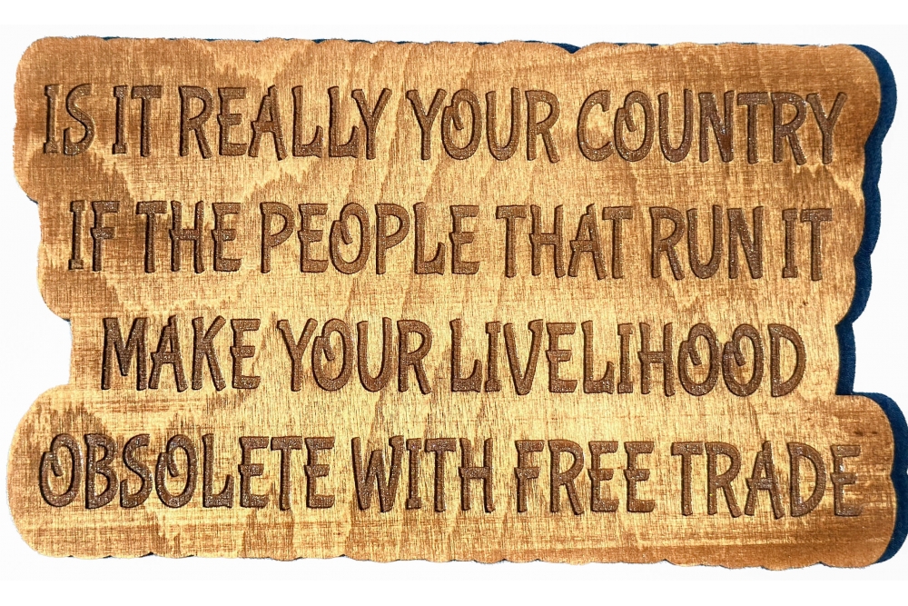 Is it really your country wood wall sign