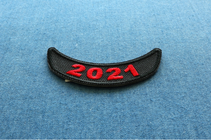 2021 Year Rocker Patch Lower Red by Ivamis Patches