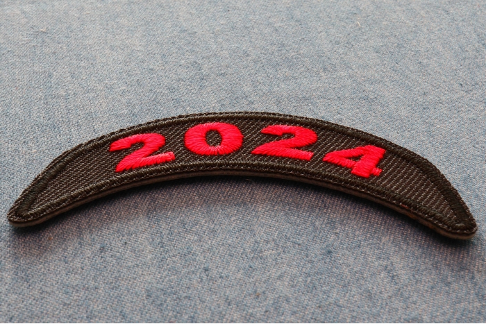 2024 Patch Upper Rocker Red diagonal view