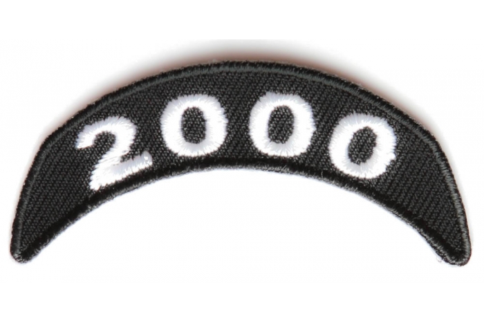 2000 Upper Rocker Patch In Black White