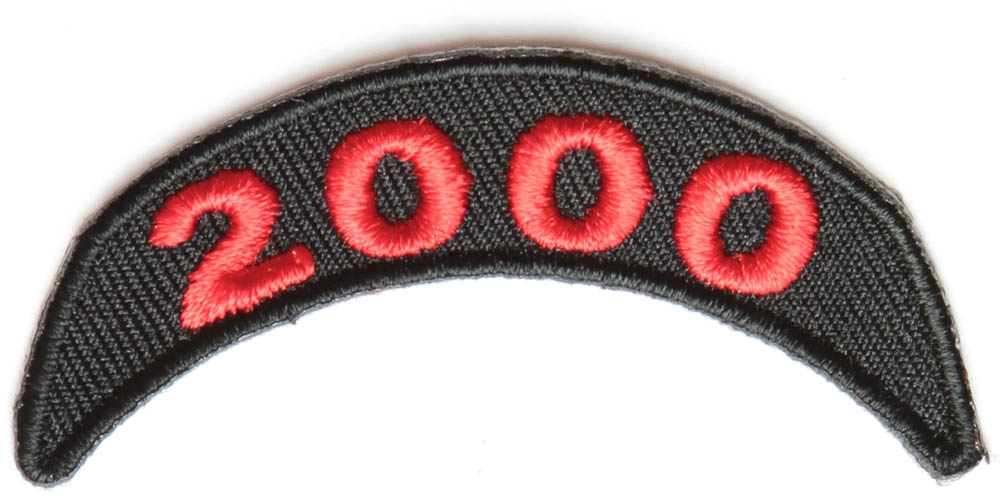 2000 Upper Year Rocker Patch In Red