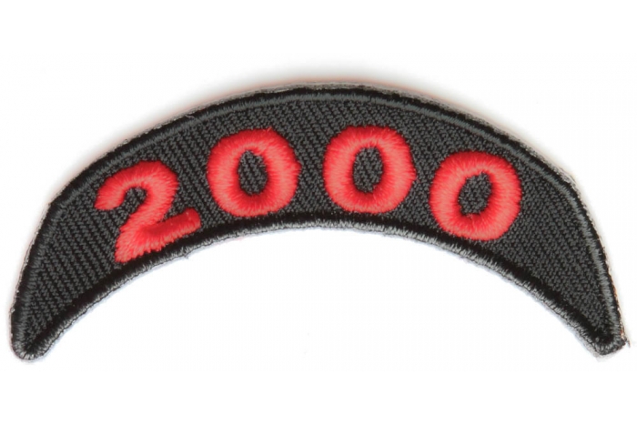 2000 Upper Year Rocker Patch In Red