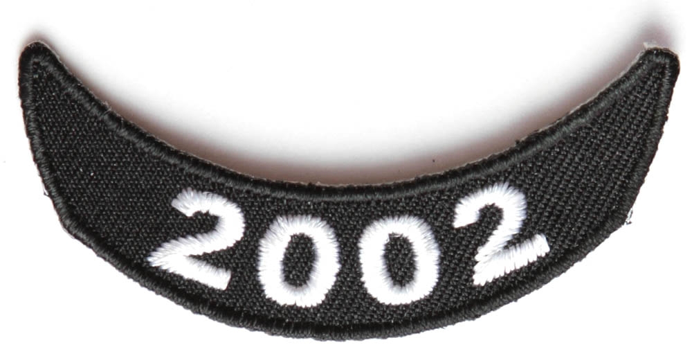 2002 Lower Rocker Patch In Black White