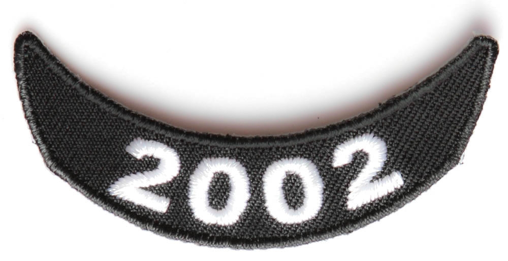 2002 Lower Rocker Patch In Black White