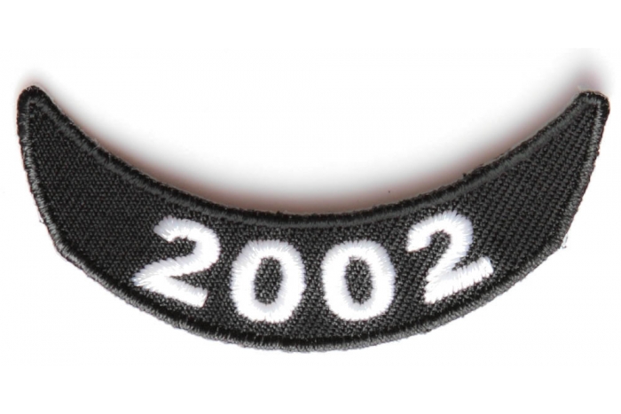 2002 Lower Rocker Patch In Black White