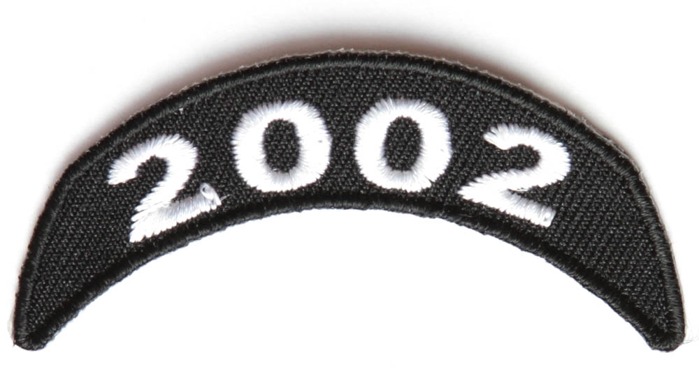 2002 Upper Rocker Patch In Black White