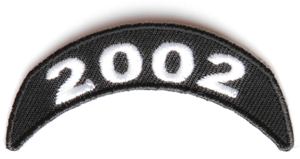 2002 Upper Rocker Patch In Black White