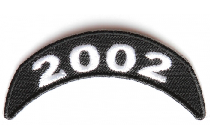 2002 Upper Rocker Patch In Black White