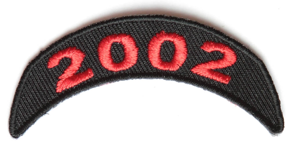 2002 Upper Year Rocker Patch In Red