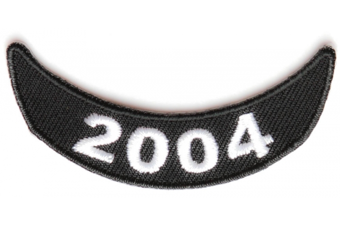 2004 Lower Rocker Patch In Black White