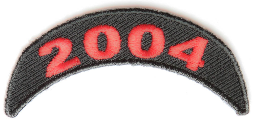 2004 Upper Year Rocker Patch In Red