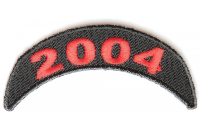 2004 Upper Year Rocker Patch In Red