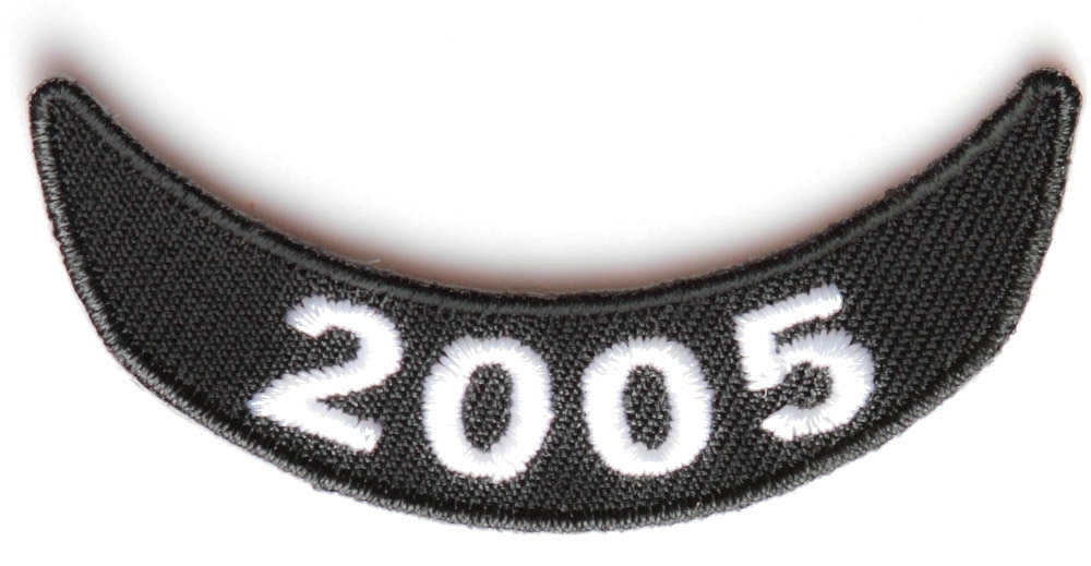 2005 Lower Rocker Patch In Black White