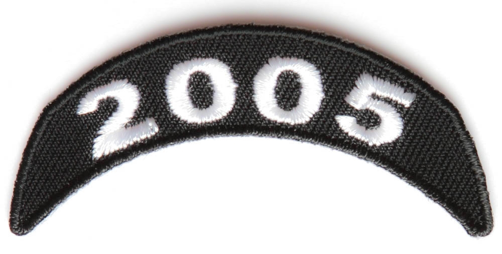 2005 Upper Rocker Patch In Black White