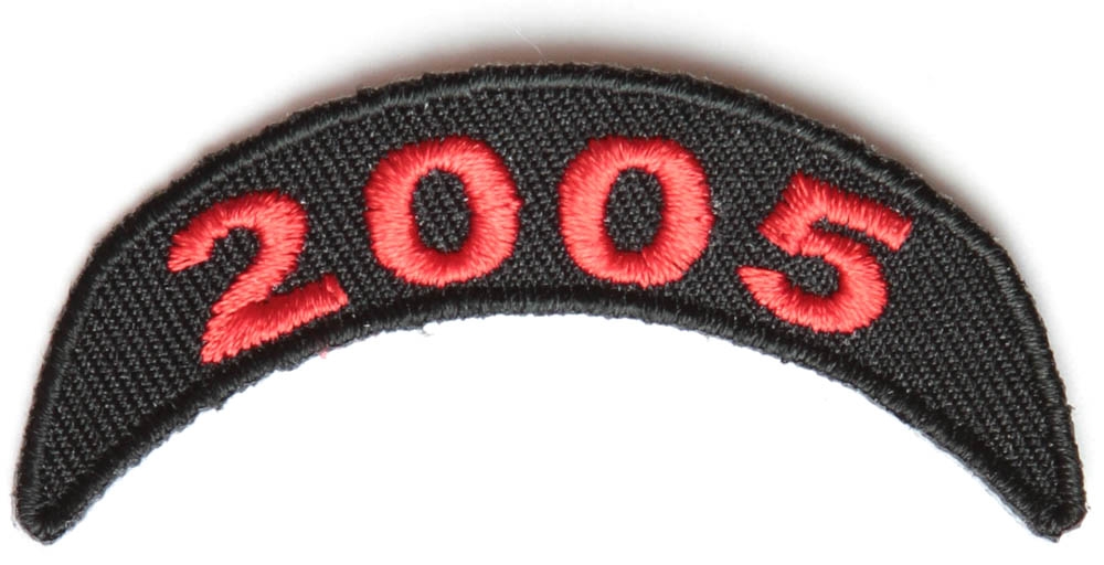 2005 Upper Year Rocker Patch In Red